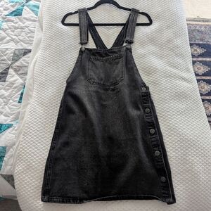 Free People Charcoal Denim Dress